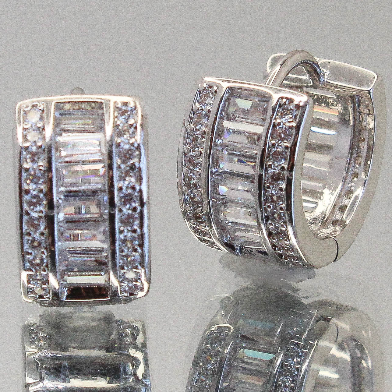 Brinco Argola Cristal